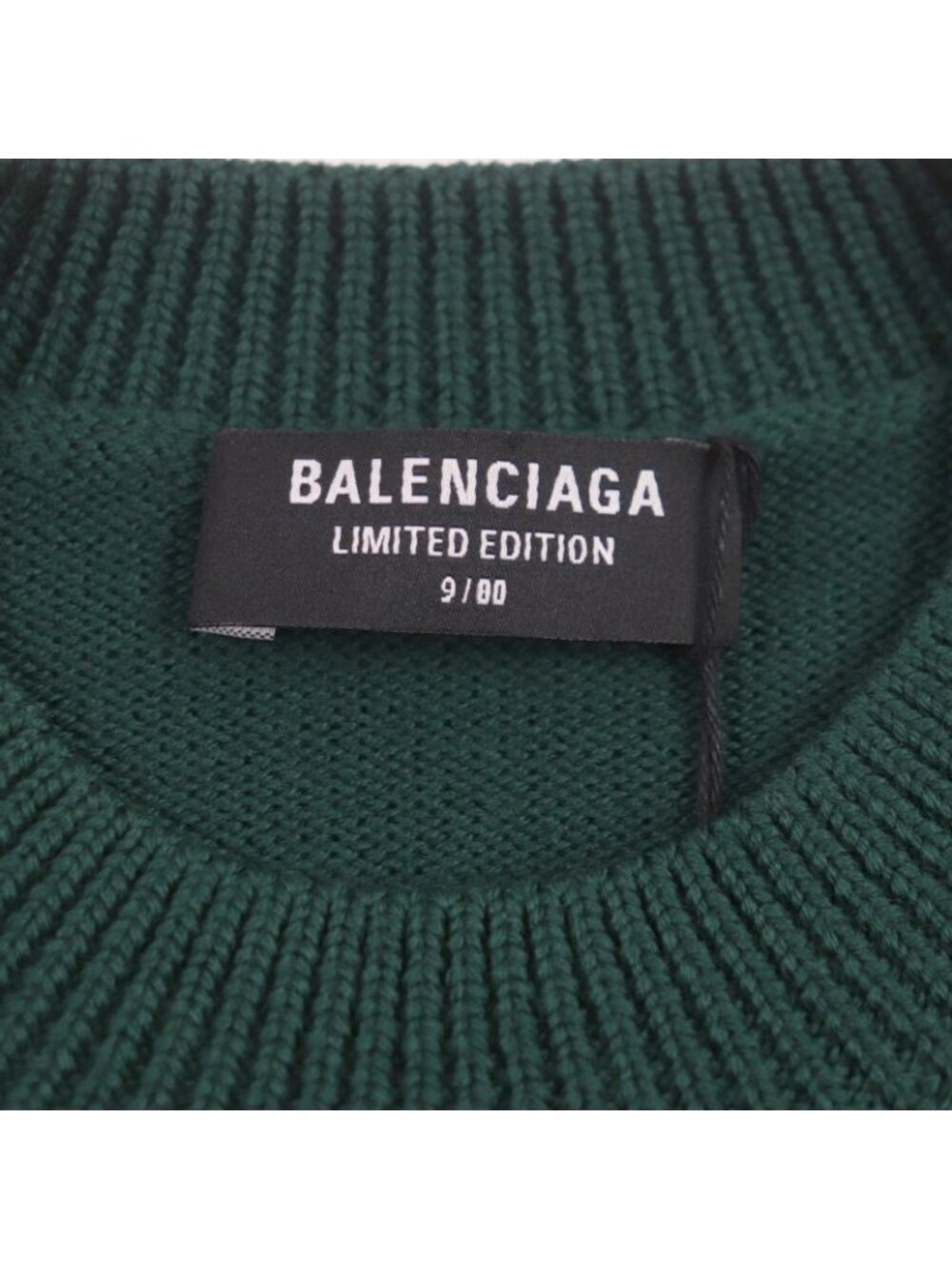 Balenciaga 22 SS Limited Edition 9/80 Paris Logo Embroidery Crew Neck - Picture 6 of 11